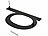 PEARL Hausnummer aus Metall, Buchstabe d, 200 x 130 x 2 mm, schwarz PEARL Hausnummern aus Metall