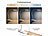 Lunartec 2er-Set Akku-Touch-Leselampe mit Klemmhalterung und Schwanenhals Lunartec Akku-Touch-Leselampen mit Klemmhalterung und Schwanenhals
