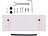 infactory 2er-Set Toilettenpapierhalterungen mit Feuchttücherbox, ohne Bohren infactory Toilettenpapierhalterungen mit Feuchttücherbox, ohne Bohren, zum Kleben