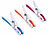 PEARL Bunte Soft-Clip-Wäscheklammern, 48 Stück, 3 Farben, Aufbewahrungskorb PEARL Soft-Clip-Wäscheklammern abdruckfrei und wäscheschonend