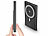 revolt 2er-Set flache Powerbanks, 5.000 mAh, 20 W PD, Qi- & MagSafe-komp. revolt Ultraflache Powerbanks, Qi- und MagSafe-kompatibel, USB-C mit Power Delivery