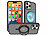 Xcase Stoßfeste Hülle für iPhone 15 Pro Max, MagSafe-komp., 360°-Ständer Xcase Stoßfeste Hüllen für iPhone 15 Pro Max, MagSafe-kompatibel, 360°-Ständer