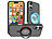 Xcase Stoßfeste Hülle für iPhone 16 Plus, MagSafe-kompatibel, 360°-Ständer Xcase Stoßfeste Hüllen für iPhone 16 Plus, MagSafe-kompatibel, 360°-Ständer