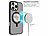 Xcase Stoßfeste Hülle für iPhone 16 Pro Max, MagSafe-komp., 360°-Ständer Xcase Stoßfeste Hüllen für iPhone 16 Pro Max, MagSafe-kompatibel, 360°-Ständer