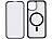 Xcase 360°-Schutzhülle für iPhone 14, stoßfest, MagSafe-kompatibel, schwarz Xcase 360°-Ganzkörper-Schutzhüllen für iPhone 14 mit Glas-Displayschutzfolie, MagSafe-kompatibel, stoßfest