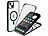 Xcase 360°-Schutzhülle für iPhone 14 Plus, stoßfest, MagSafe-komp., schwarz Xcase 360°-Ganzkörper-Schutzhülle für iPhone 14 Plus, Glas-Displayschutzfolie, MagSafe-komp., stoßfest 