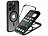 Xcase 360°-Schutzhülle für iPhone 14 Pro, stoßfest, MagSafe-komp., schwarz Xcase 360°-Ganzkörper-Schutzhüllen für iPhone 14 Pro, Glas-Displayschutzfolie, MagSafe-komp., stoßfest