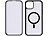 Xcase 360°-Schutzhülle für iPhone 15 Plus, stoßfest, MagSafe-komp., schwarz Xcase 360°-Ganzkörper-Schutzhüllen für iPhone 15 Plus, Glas-Displayschutzfolie, MagSafe-komp., stoßfest