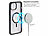 Xcase 360°-Schutzhülle für iPhone 15 Plus, stoßfest, MagSafe-komp., schwarz Xcase 360°-Ganzkörper-Schutzhüllen für iPhone 15 Plus, Glas-Displayschutzfolie, MagSafe-komp., stoßfest