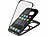 Xcase 360°-Schutzhülle für iPhone 15 Pro, stoßfest, MagSafe-komp., schwarz Xcase 360°-Ganzkörper-Schutzhüllen für iPhone 15 Pro, Glas-Displayschutzfolie, MagSafe-komp., stoßfest
