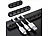General Office 3er-Set selbstklebende Kabelhalter für 3, 5 und 7 Kabel, schwarz General Office Selbstklebende Kabel-Organizer