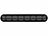 General Office 3er-Set selbstklebende Kabelhalter für 3, 5 und 7 Kabel, schwarz General Office Selbstklebende Kabel-Organizer