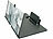 PEARL 18" Bildschirm-Lupe (45,7cm) zum Vergrößern von Handy-Display, schwarz PEARL 