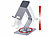 PEARL Verstellbarer Tablet- und Smartphone-Arm, 3 Achsen PEARL Faltbare Tablet Ständer für Tablets/Handys, 3 Achsen höhenverstellbar