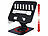 PEARL 4er set Faltbarer Tablet und Smartphone Ständer, 2 Achsenhöhen XXXXX PEARL Faltbare Tablet Ständer für Tablets/Handys, 3 Achsen höhenverstellbar