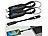 Callstel 2er-Set 3in1-Daten- & Schnellladekabel, 100Watt,PD,OTG,USB C,Lightning Callstel 