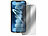 Somikon 4r-Set Schutzfolien aus gehärtetem Glas, iPhone 14 Somikon Schutzfolien aus gehärtetem Glas mit Anti-Spy-Schutz für iPhone, inkl. Installations-Werkzeug