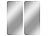 Somikon 2er-Set Schutzfolien, gehärtetes Glas, kompatibel mit iPhone 14 ProMax Somikon Schutzfolien aus gehärtetem Glas mit Anti-Spy-Schutz für iPhone, inkl. Installations-Werkzeug