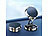 Callstel Faltbarer Magnet-Handyhalter, 2 verstellbare Achsen, 360° drehbar Callstel Faltbare Handyhalter mit Magnet, 2-Achsen zum Verstellen, 360° drehbar, Zinklegierung