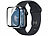 Xcase 2er-Set Glas-Displayschutz für Apple Watch Series 7/8 (45 mm) Xcase Glas-Displayschutz für Apple Watch