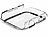 Xcase 2er-Set Glas-Displayschutz für Apple Watch Series SE (44 mm) Xcase Glas-Displayschutz für Apple Watch