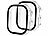 Xcase 2er-Set Glas-Displayschutz für Apple Watch Series 1/2 (49 mm) Xcase Glas-Displayschutz für Apple Watch