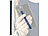 PEARL 2er-Set Universal-Finger-Handyhalterung, Silikon, blau+schwarz, 210 mm PEARL Universal-Finger-Handyhalterungen