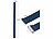 PEARL 2er-Set Universal-Finger-Handyhalterung, Silikon, blau+schwarz, 210 mm PEARL Universal-Finger-Handyhalterungen