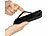 PEARL 2er-Set Universal-Finger-Handyhalterung, Silikon, schwarz+pink, 230 mm PEARL Universal-Finger-Handyhalterungen