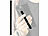 PEARL 2er-Set Universal-Finger-Handyhalterung, Silikon, schwarz+pink, 230 mm PEARL Universal-Finger-Handyhalterungen
