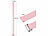 PEARL 2er-Set Universal-Finger-Handyhalterung, Silikon, pink + lila, 200 mm PEARL Universal-Finger-Handyhalterungen