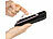 PEARL 2er-Set Universal-Finger-Handyhalterung, Silikon, pink + lila, 230 mm PEARL Universal-Finger-Handyhalterungen