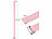 PEARL 2er-Set Universal-Finger-Handyhalterung, Silikon, pink + lila, 230 mm PEARL Universal-Finger-Handyhalterungen