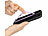 PEARL Universal-Finger-Handyhalterung aus Silikon, lila, 200 mm PEARL Universal-Finger-Handyhalterungen