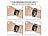 Callstel Armband für Apple Watch, 38/40/41 mm, beige/grau/silber Callstel Magnetische Apple Watch-Armbänder aus Silikon, doppelseitig wendbar
