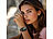 Callstel Armband für Apple Watch, 42/44/45/49mm, schwarz/dunkelblau Callstel Magnetische Apple Watch-Armbänder aus Silikon, doppelseitig wendbar