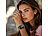 Callstel Armband für Apple Watch, 42/44/45/49mm, schwarz/dunkelblau Callstel Magnetische Apple Watch-Armbänder aus Silikon, doppelseitig wendbar