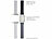 Callstel Armband für Apple Watch, 42/44/45/49 mm, schwarz/grau Callstel Magnetische Apple Watch-Armbänder aus Silikon, doppelseitig wendbar