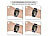 Callstel Armband für Apple Watch, 42/44/45/49 mm, schwarz/grau/silber Callstel Magnetische Apple Watch-Armbänder aus Silikon, doppelseitig wendbar