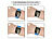 Callstel Armband für Apple Watch, 42/44/45/49mm, blau/hellgrau/schwarz Callstel Magnetische Apple Watch-Armbänder aus Silikon, doppelseitig wendbar