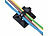 AGT 400er-Set UV-beständige Kabelbinder mit Sockel, schwarz AGT UV-beständige Kabelbinder und Halterungen-Sets
