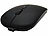 GeneralKeys 2er-Set Akku-Mini-Maus mit Bluetooth 5.2 & 2,4 GHz, weiß & schwarz GeneralKeys Geräuscharme Mini-Mäuse mit Bluetooth und USB-Empfänger