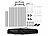 SceneLights Technologies Outdoor-Projektionsleinwand mit Gestell und Tasche, 120" / 305cm, 16:9 SceneLights Technologies 