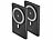 revolt 2er-Set flache Powerbanks, 5.000 mAh, 20 W PD, Qi- & MagSafe-komp. revolt Ultraflache Powerbanks, Qi- und MagSafe-kompatibel, USB-C mit Power Delivery