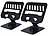 PEARL 2er set Faltbarer Tablet und Smartphone Ständer, 2 Achsenhöhen XXXXX PEARL Faltbare Tablet Ständer für Tablets/Handys, 3 Achsen höhenverstellbar
