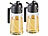 Rosenstein & Söhne 2er-Set 2in1-Ölspender und Ölsprüher für Kochen u.v.m., Glas, 470 ml Rosenstein & Söhne 2in1-Ölspender und Ölsprüher aus Glas 