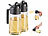 Rosenstein & Söhne 2er-Set 2in1-Ölspender und Ölsprüher für Kochen u.v.m., Glas, 470 ml Rosenstein & Söhne 2in1-Ölspender und Ölsprüher aus Glas 