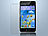 Somikon Displayschutzfolie für Samsung Galaxy S2, glasklar 5er-Set Somikon Displayfolien (Samsung)