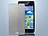 Somikon Displayschutzfolie für Samsung Galaxy S2, privacy Somikon Displayfolien (Samsung)