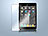 Somikon Glasklare Display-Schutzfolie für iPad mini Somikon Displayfolien für iPad Mini